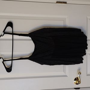 Torrid Black Tank Top with Lace size 2